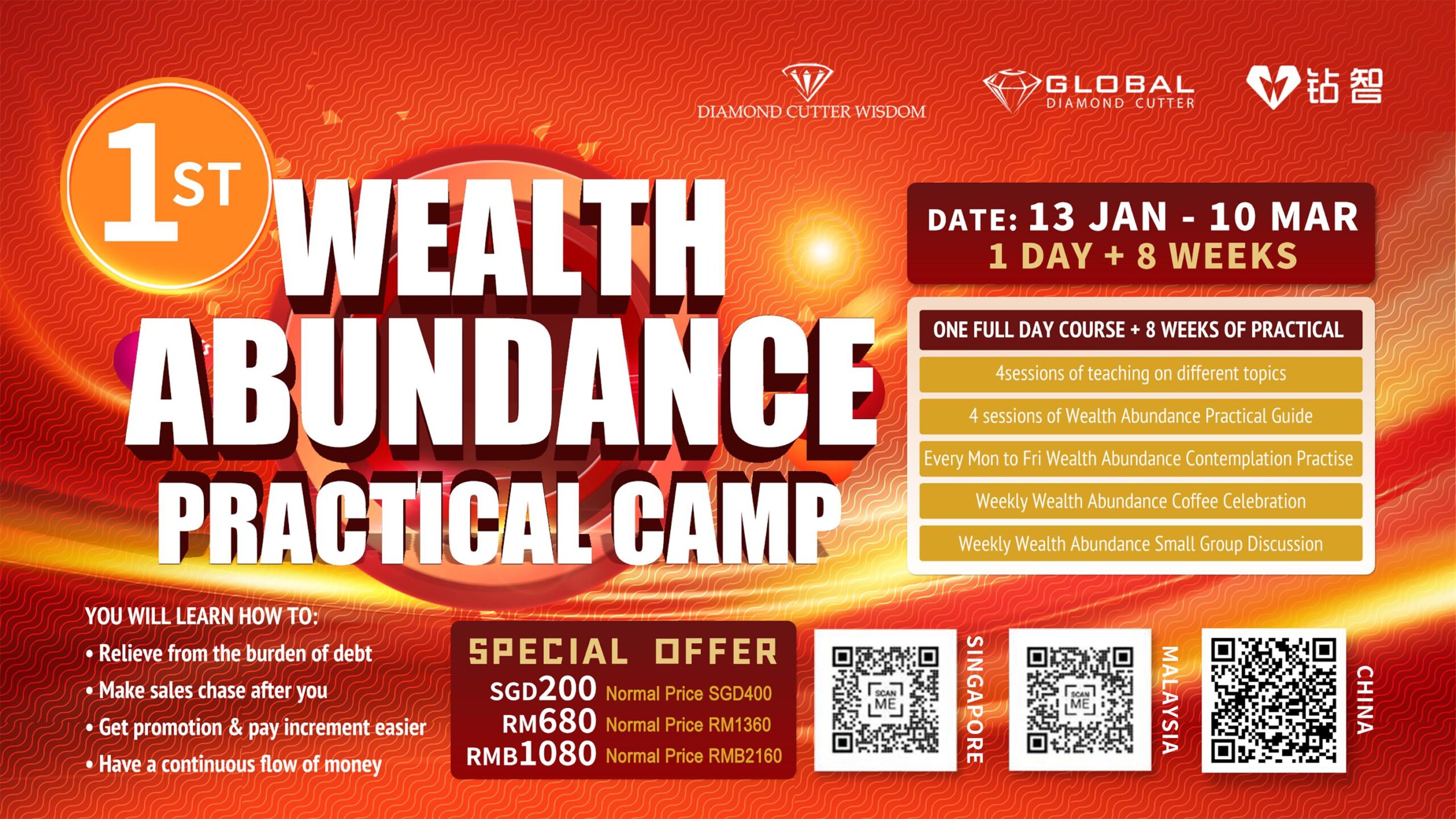Breathing meditation + Wealth abundance 4 steps T.Sunny 150124