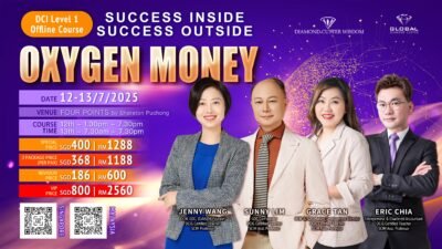 Alternative view of KL Puchong - DCI Level1 (Offline) Oxygen Money | 吉隆坡 Puchong- DCI 1阶 (线下课）氧气般的财富