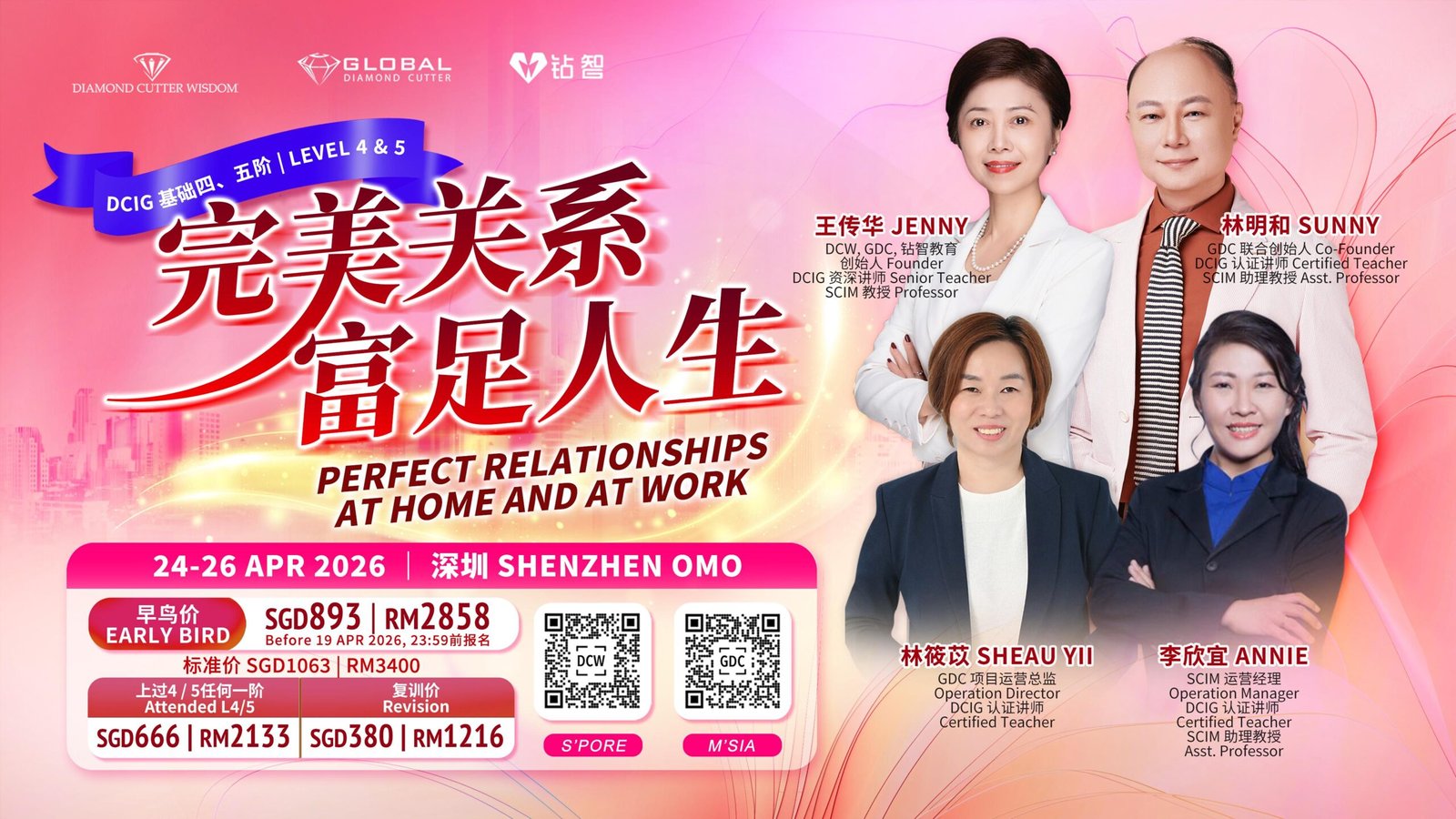 Level 4 5 Perfect Relationship (Online/Offline) ShenZhen | 4-5阶 完美关系（线上/线下）深圳