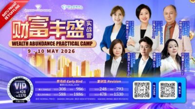 Batu Pahat 线下 财富丰盛实战营 | Offline Wealth Abundance Bootcamp