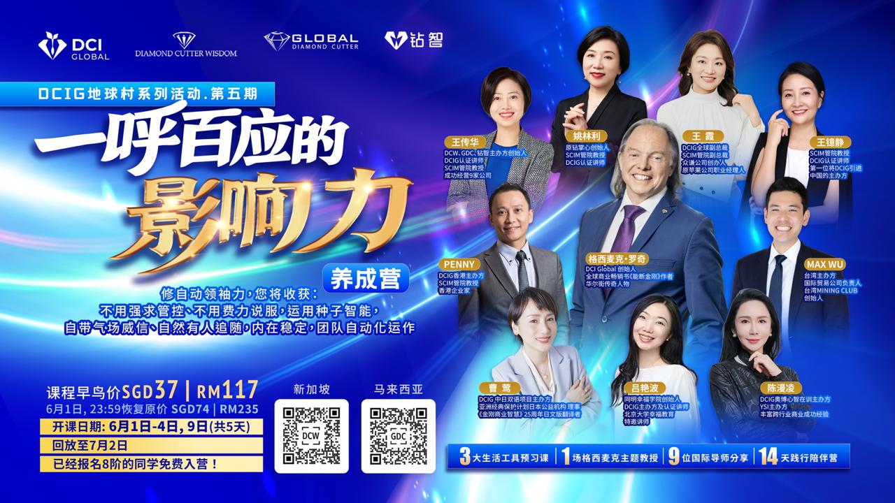 《One Call, Hundred Responses》 Bootcamp: Automatic Leadership 《一呼百应》养成营 自动领袖力 地球村特辑